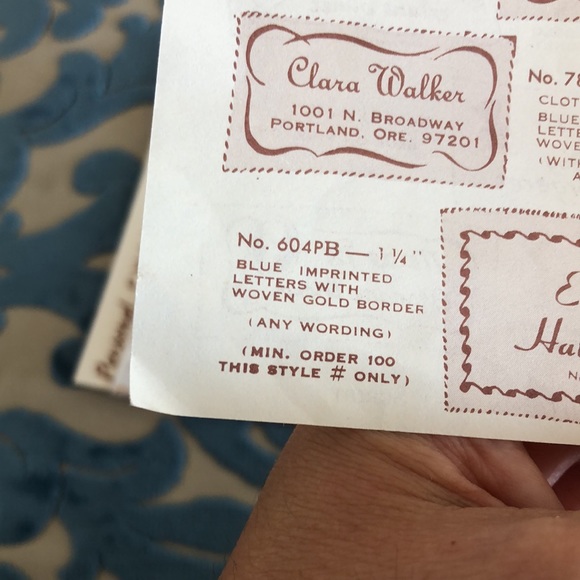 Personal Charm Woven Labels - Picture 10 of 10